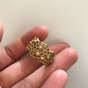 Chloe + Isabel Gold Honeycomb Ring